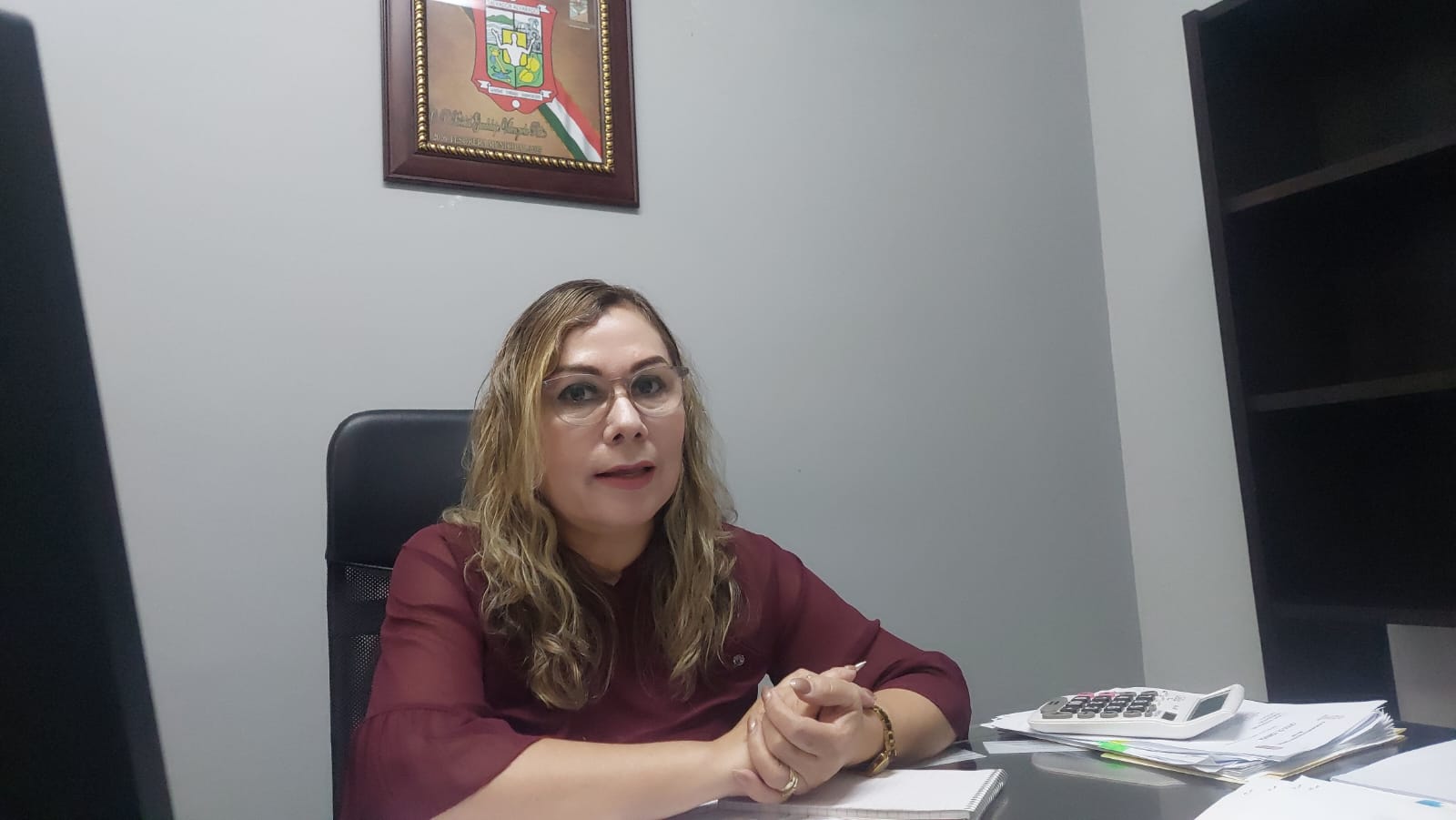 Xóchilt Guadalupe Valenzuela Rubio, tesorera municipal de Salvador Alvarado