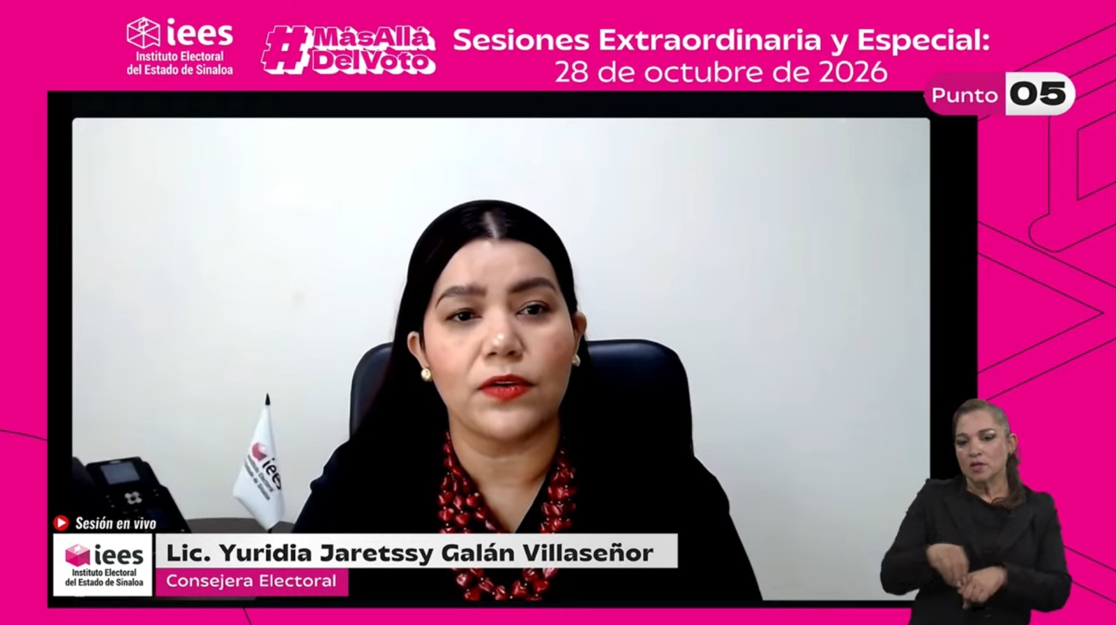 Yuridia Galán Villaseñor, consejera electoral
