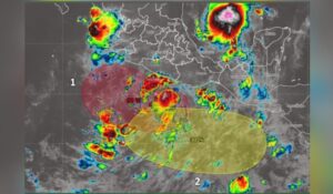 Un 90% de posibilidad de formarse el ciclón tropical ‘Simón’ en el Pacífico: Lluvias y calor este miércoles para Sinaloa